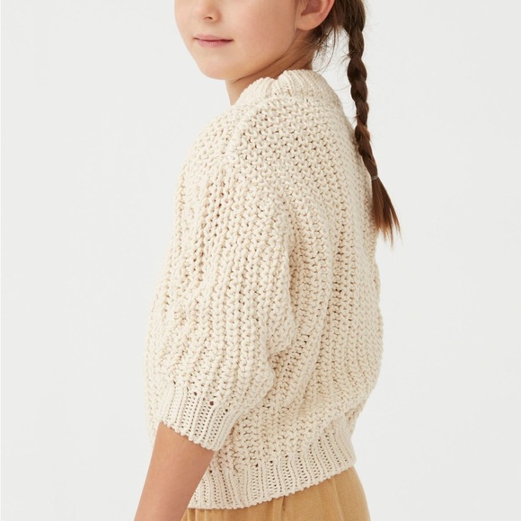 Babaa No. 18 Kids Jumper in Natural 8 - Picture 2 of 12